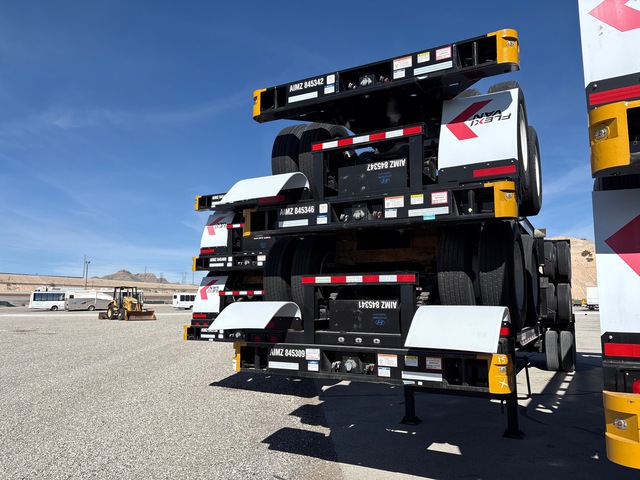 Quantity of (5) 2023 Hyundai CGN40-843 40 ft Container Trailers (Unused)