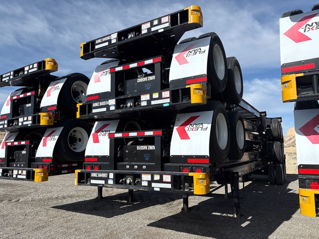 Quantity of (5) 2023 Hyundai CGN40-843 40 ft T/A Container Trailers (Unused)