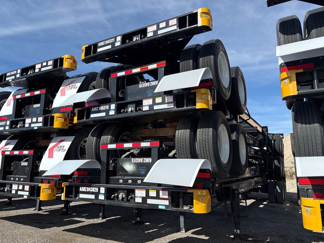 Quantity of (5) 2023 Hyundai CGN40-829 40 ft T/A Container Trailers (Unused)