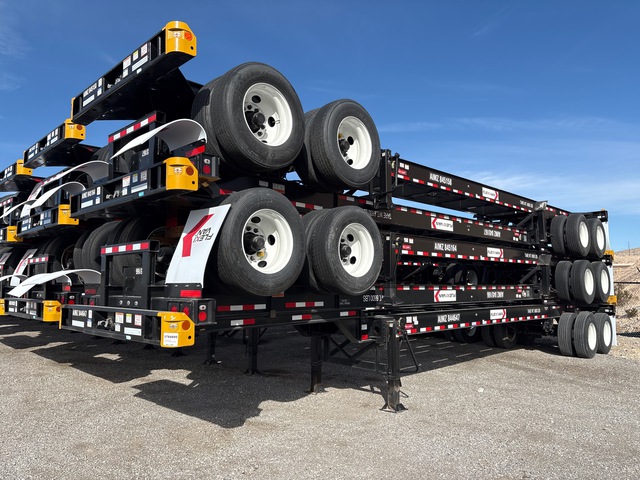 Quantity of (5) 2023 Hyundai CGN40-829 40 ft T/A Container Trailers (Unused)