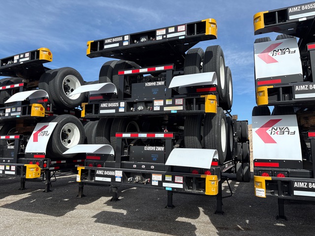 Quantity of (5) 2023 Hyundai CGN40-843 40 ft T/A Container Trailers (Unused)