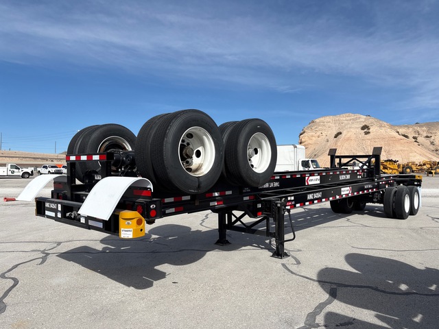 Quantity of (2) 2023 Hyundai CGN40-849 40 ft T/A Container Trailer (Unused)