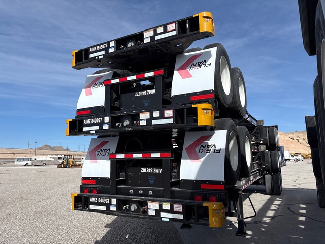 Quantity of (5) 2023 Hyundai CGN40-843 40 ft T/A Container Trailers (Unused)