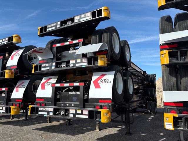 Quantity of (5) 2023 Hyundai CGN40-843 40 ft T/A Container Trailers (Unused)