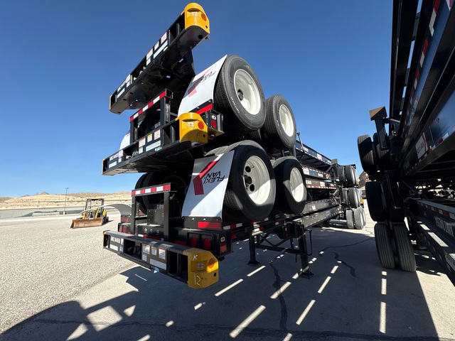 Quantity of (5) Hyundai 40 ft T/A Container Trailers