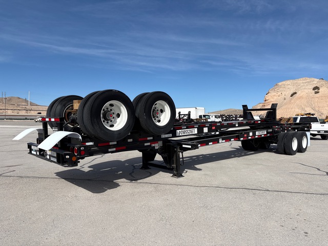 Quantity of (2) 2024 Hyundai CGN20/40-131 40 ft T/A Container Trailers (Unused)