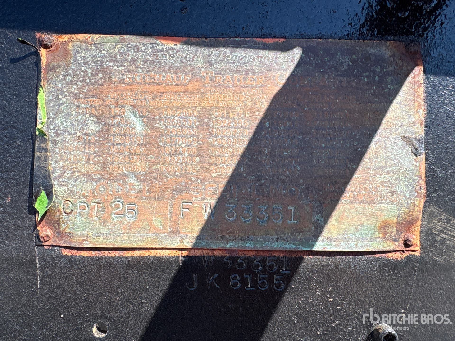 General Appearance with Numer seryjny/numer identyfikacyjny pojazdu