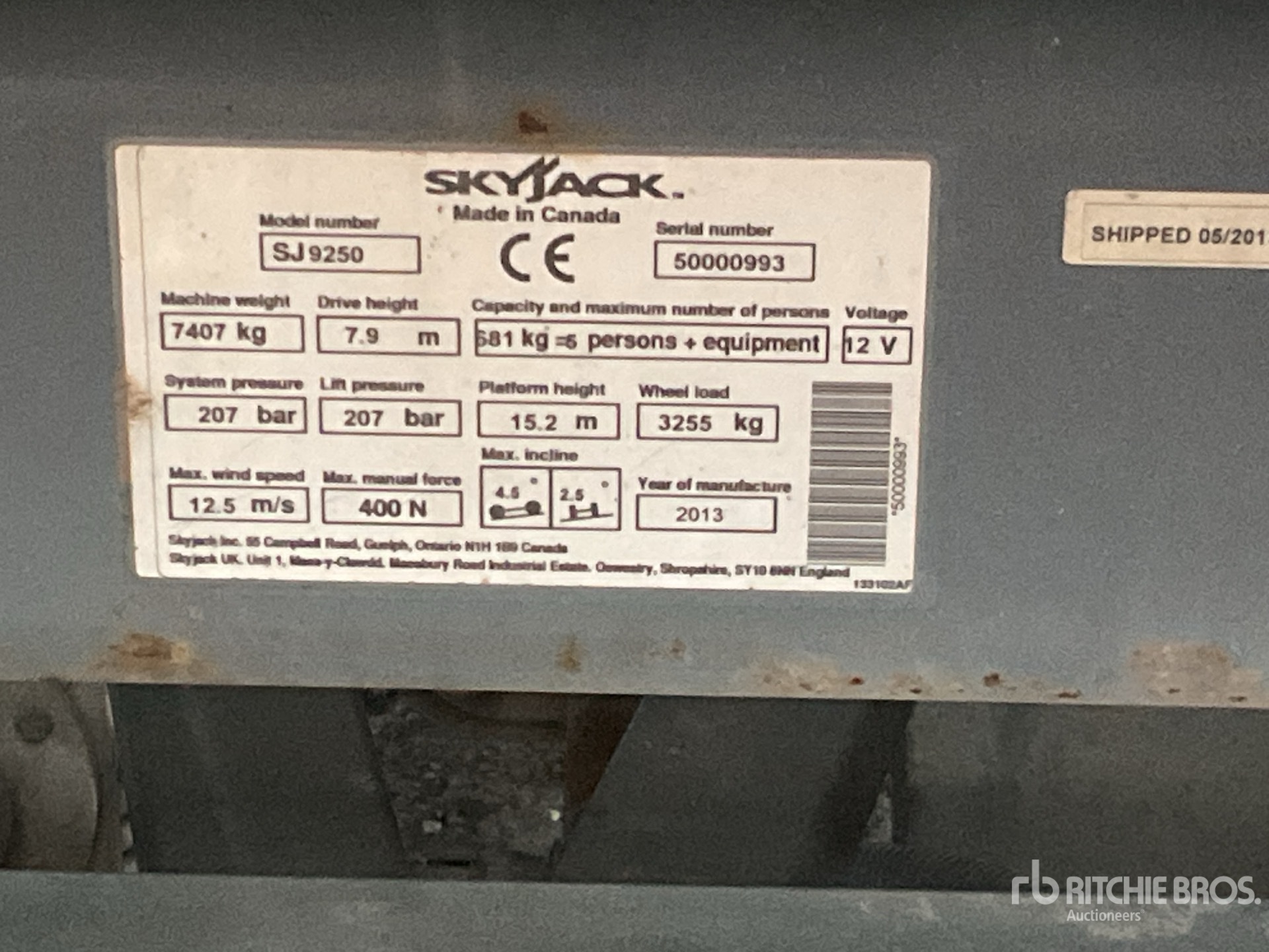 General Appearance with Seriennummer / FIN