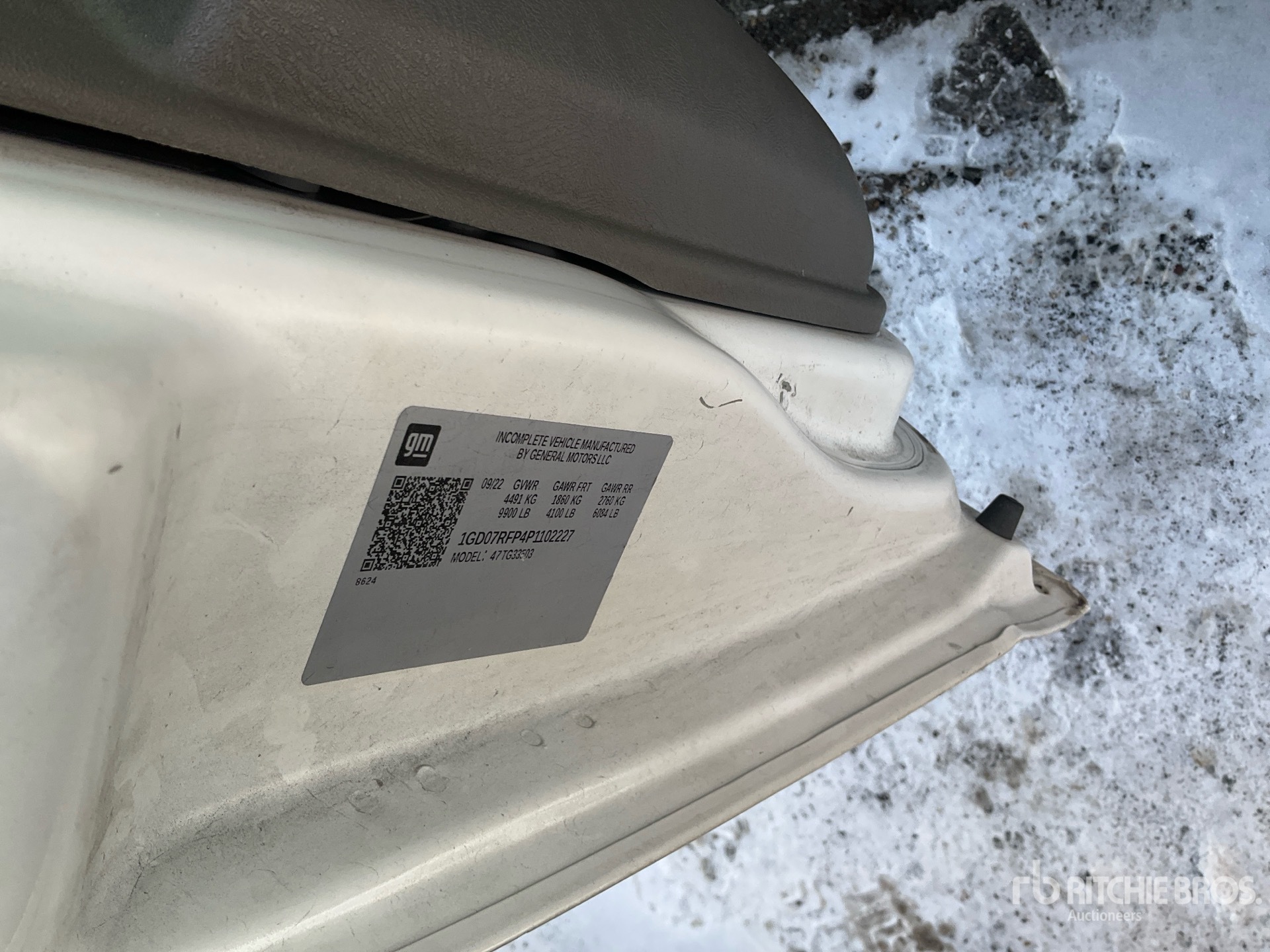 General Appearance with Numero seriale/numero d’identificazione del veicolo (VIN)