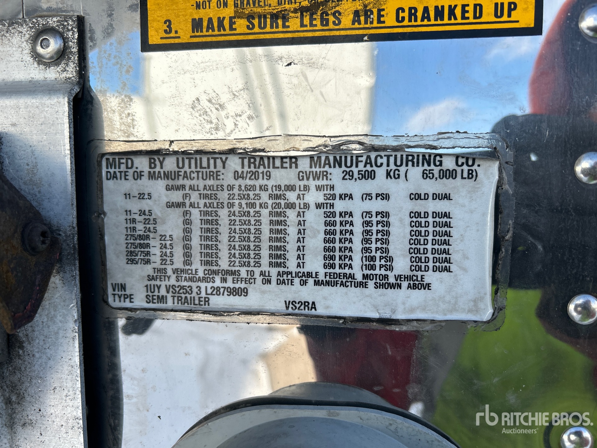 General Appearance with Numer seryjny/numer identyfikacyjny pojazdu