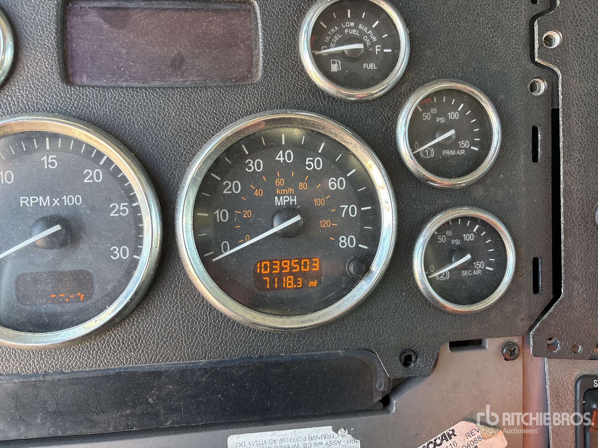 General Appearance with Hour Meter / Odometer