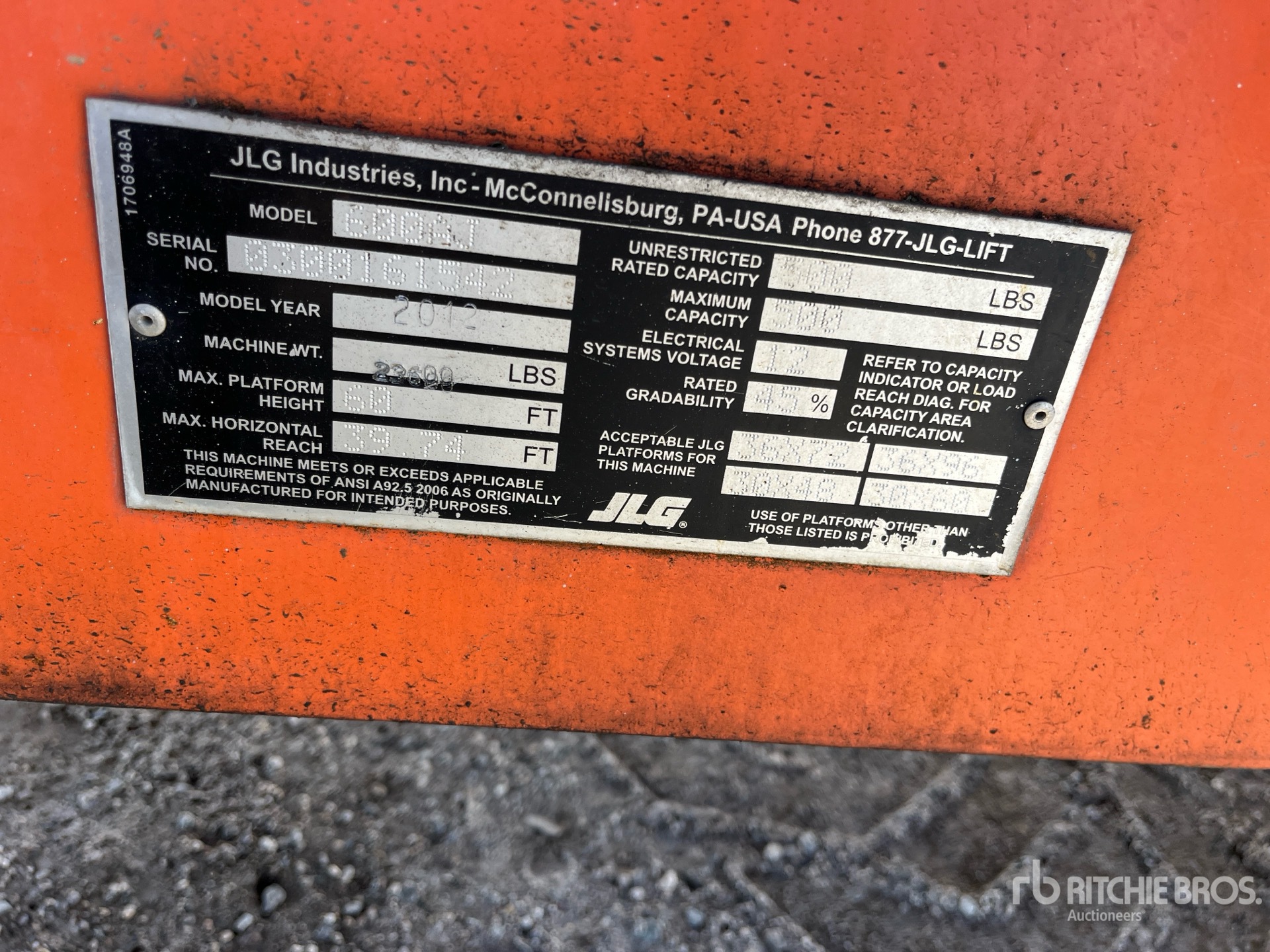 General Appearance with Numero seriale/numero d’identificazione del veicolo (VIN)