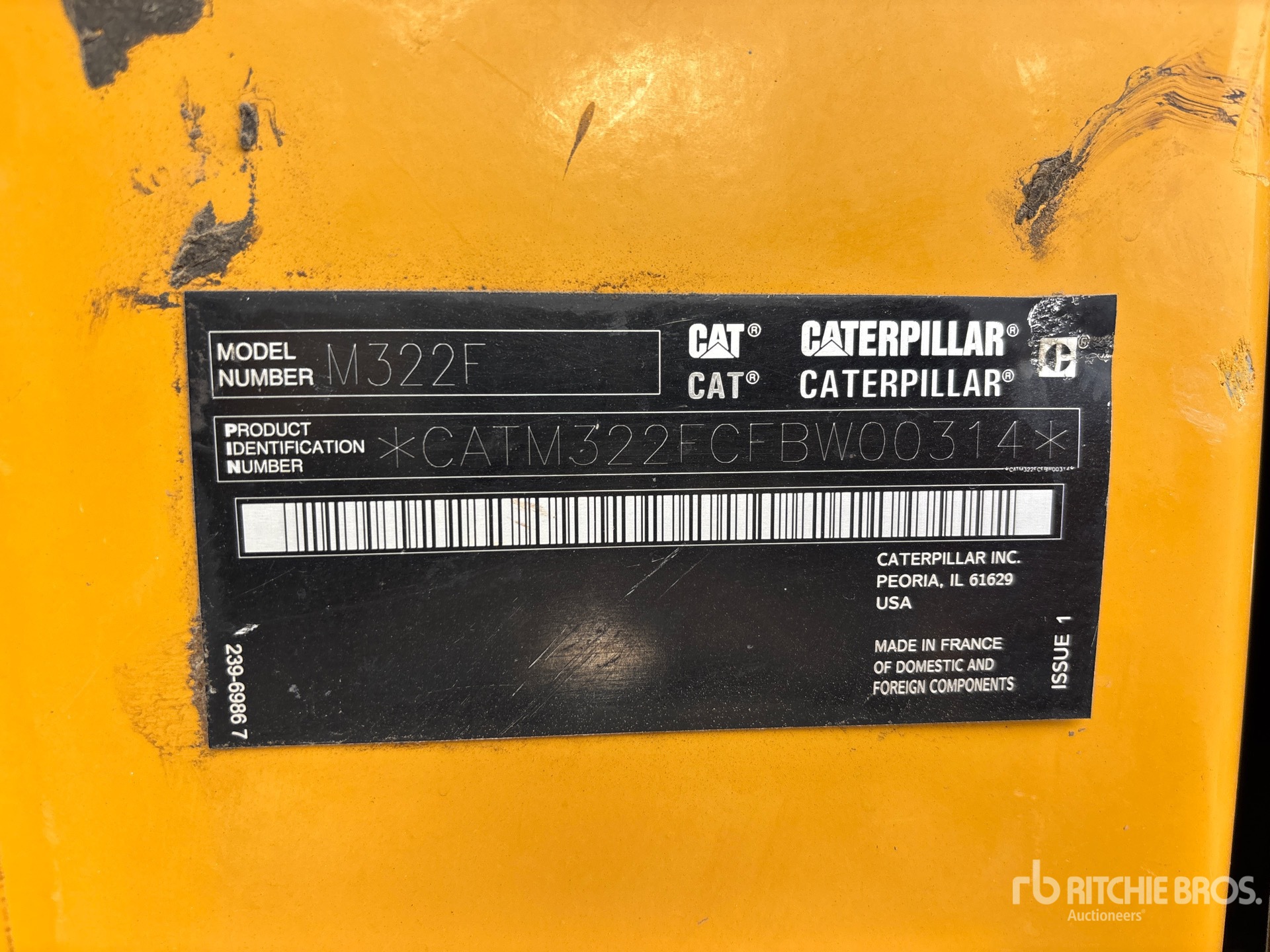 General Appearance with N.º de serie/VIN