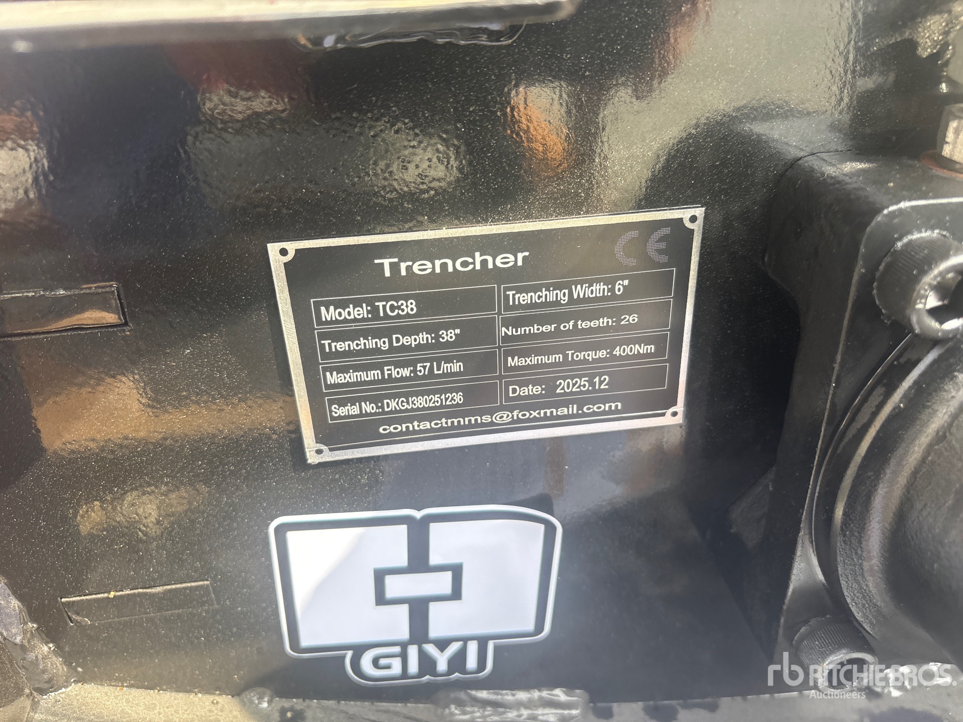 General Appearance with Numer seryjny/numer identyfikacyjny pojazdu