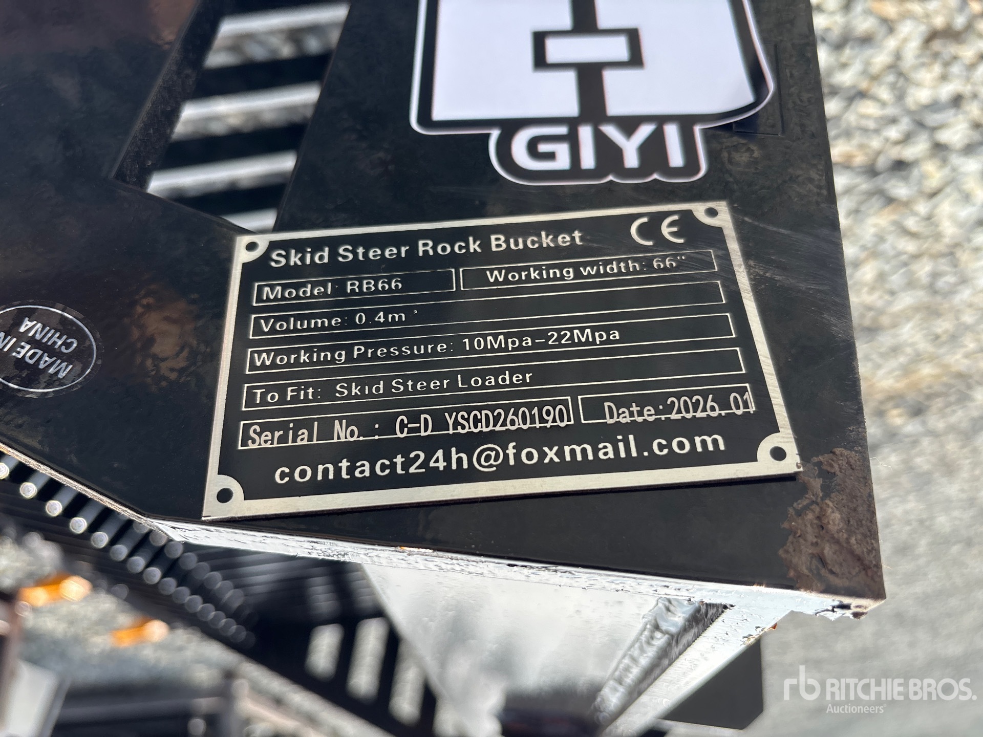 General Appearance with Numero seriale/numero d’identificazione del veicolo (VIN)