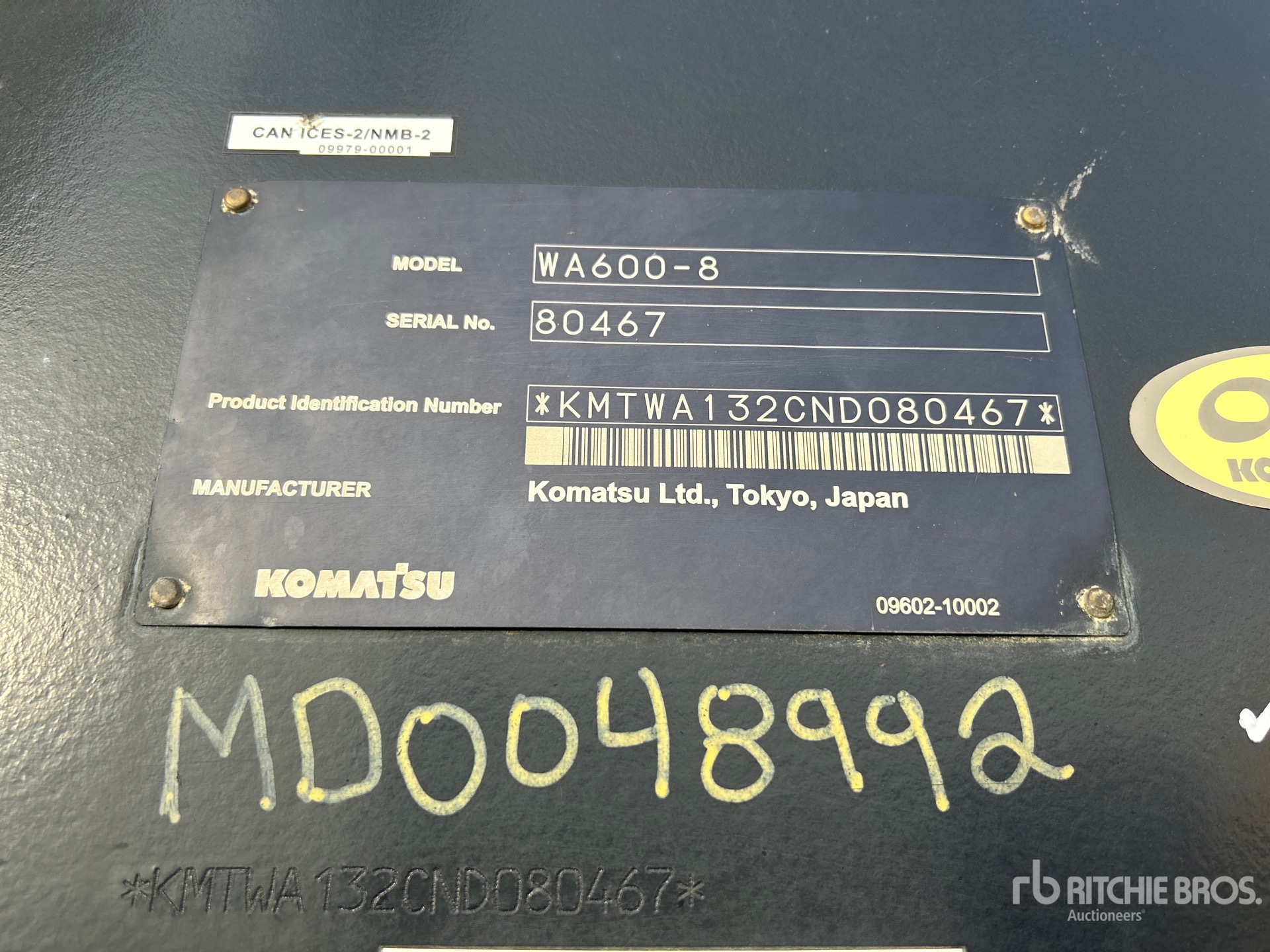 General Appearance with Seriennummer / FIN