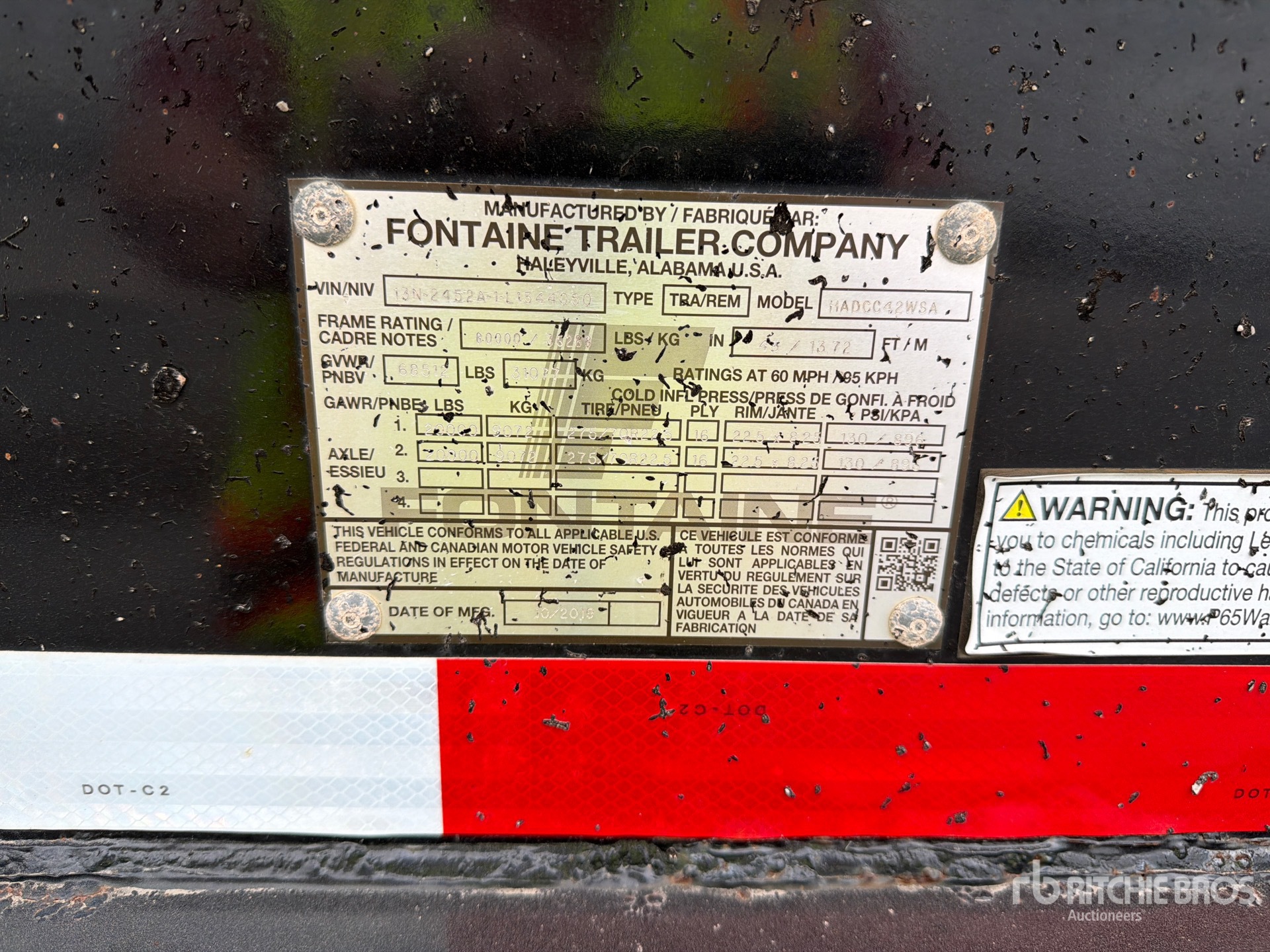 General Appearance with Numero seriale/numero d’identificazione del veicolo (VIN)