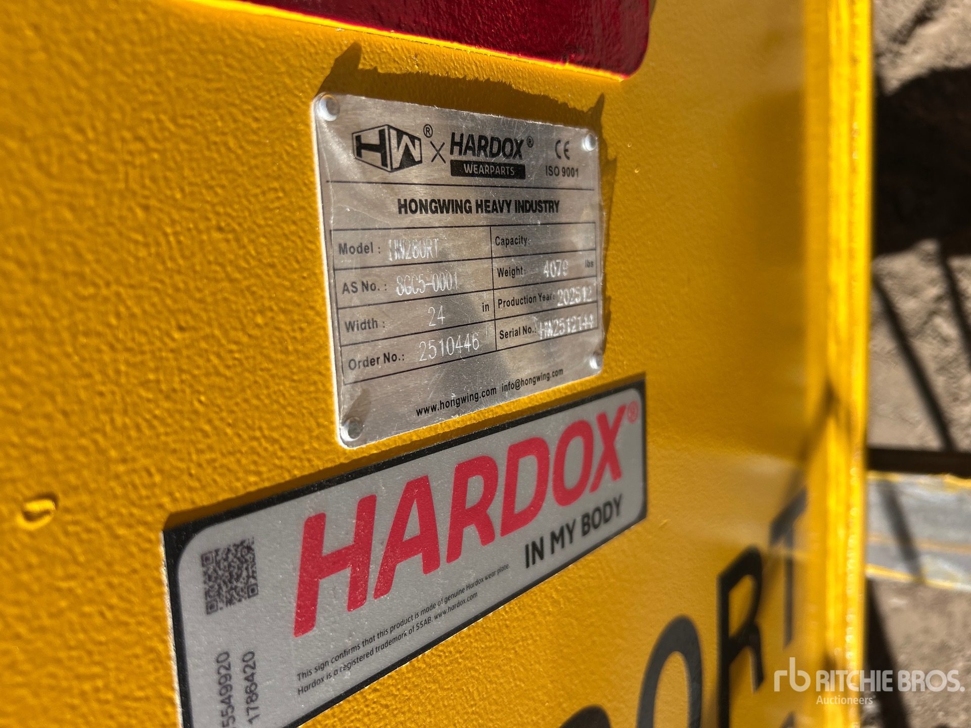 General Appearance with N.º de serie/VIN