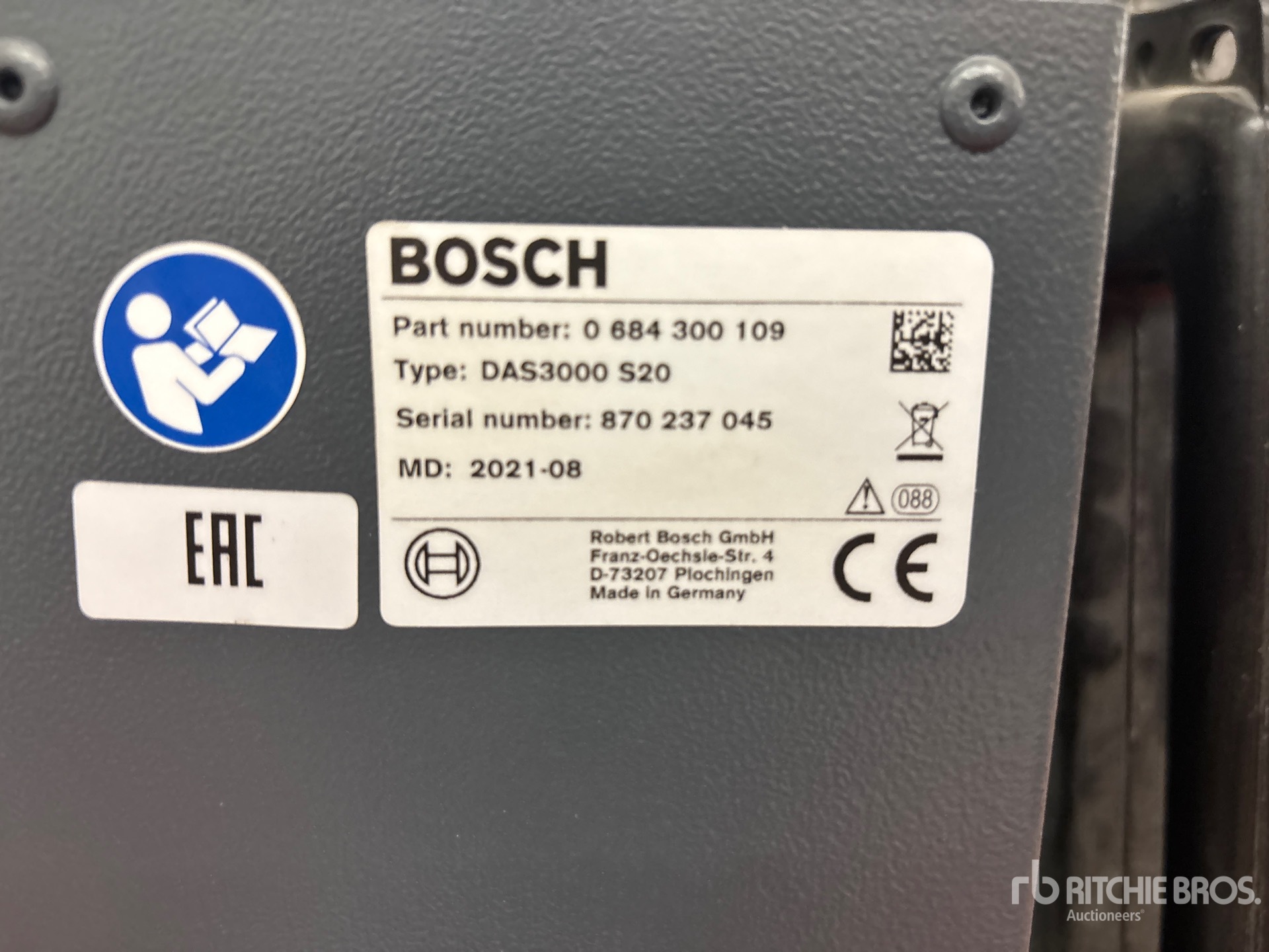 General Appearance with N.º de serie/VIN