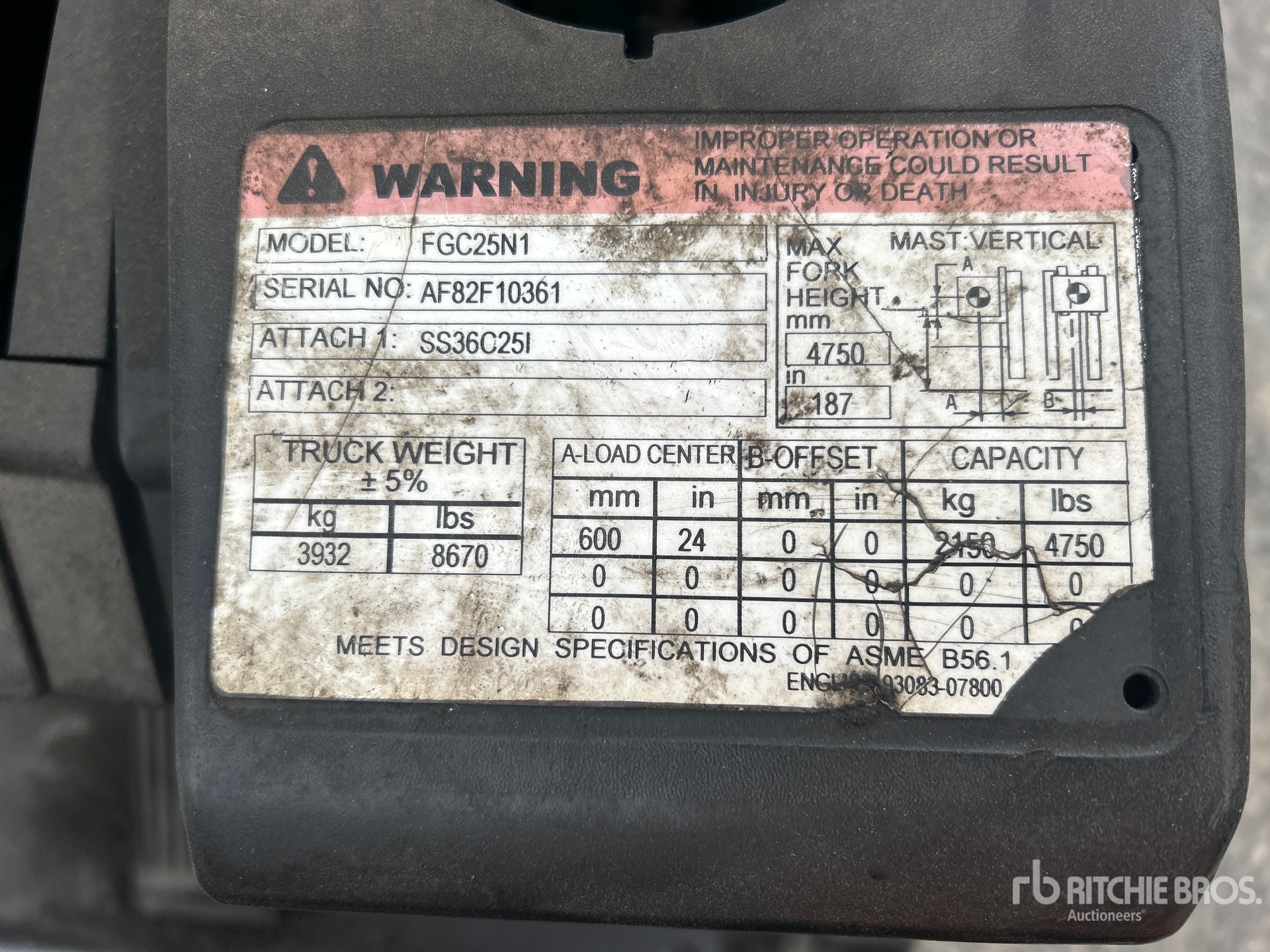 General Appearance with Seriennummer / FIN