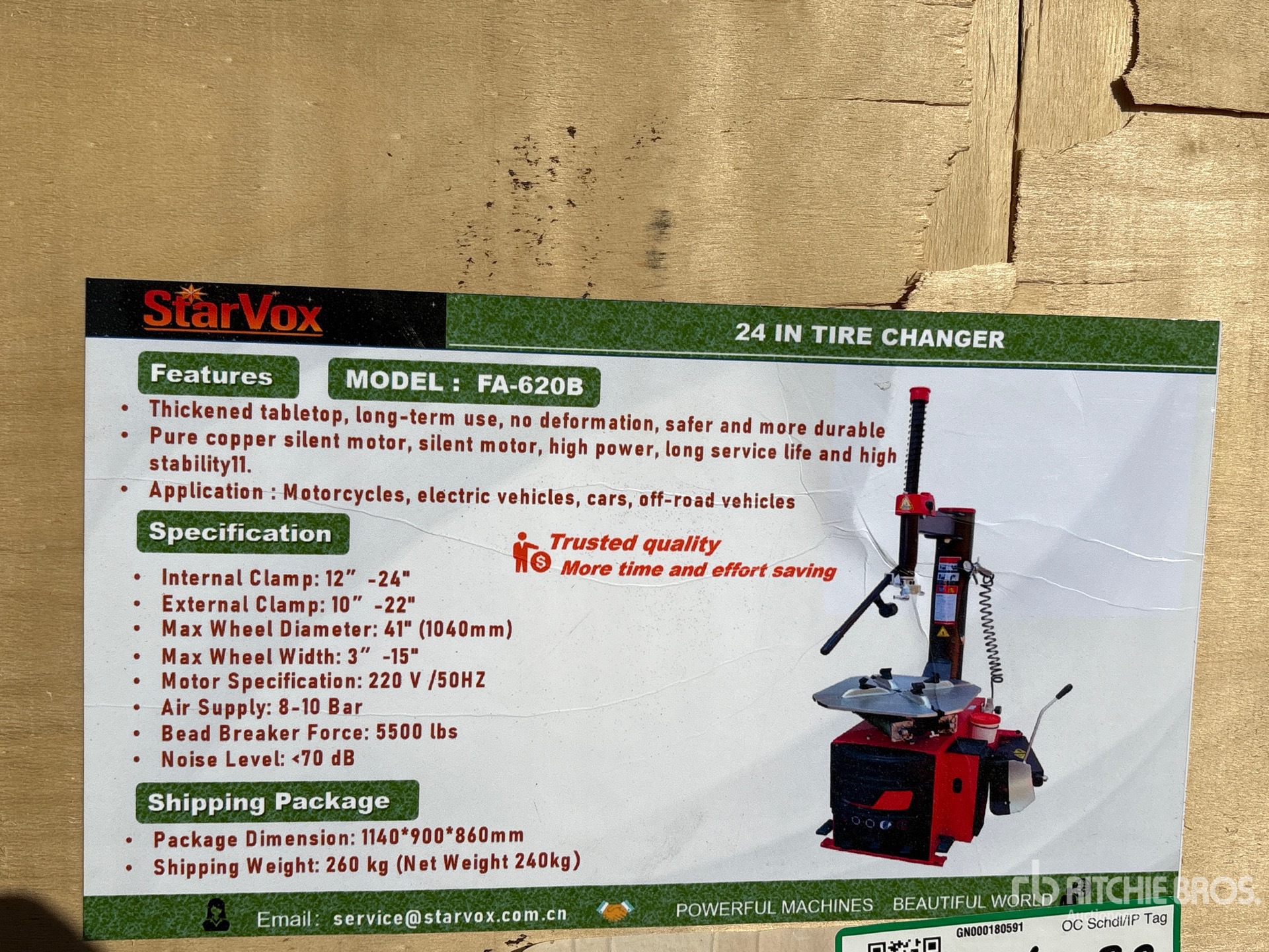 General Appearance with Picture, Left Front Corner