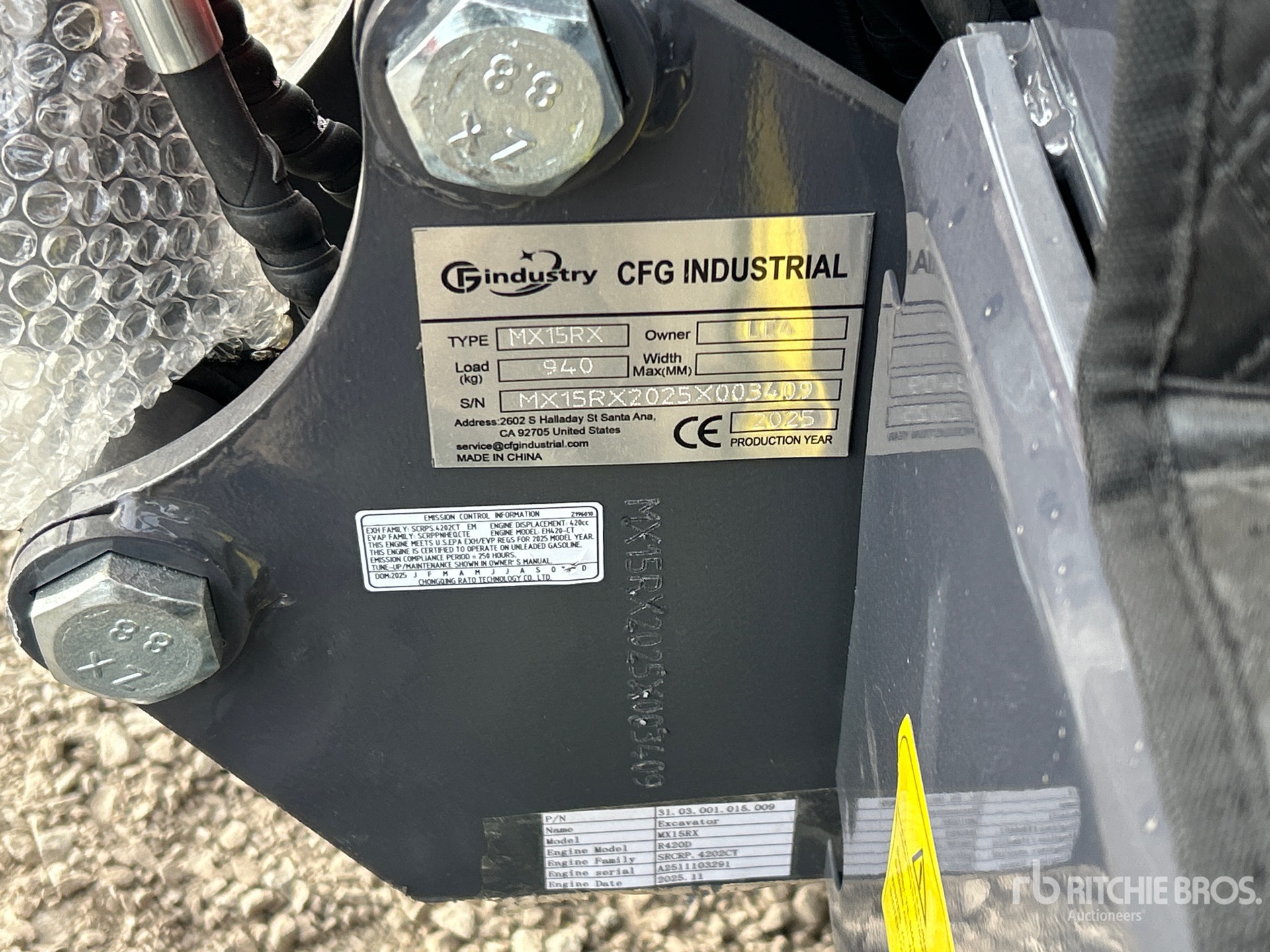 General Appearance with Numéro de série/Numéro d'identification du véhicule automobile