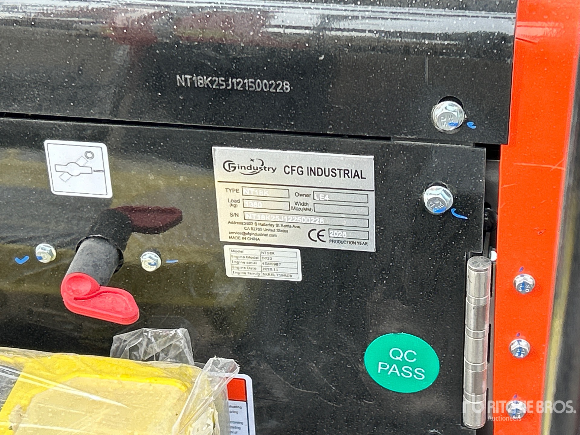 General Appearance with Seriennummer / FIN