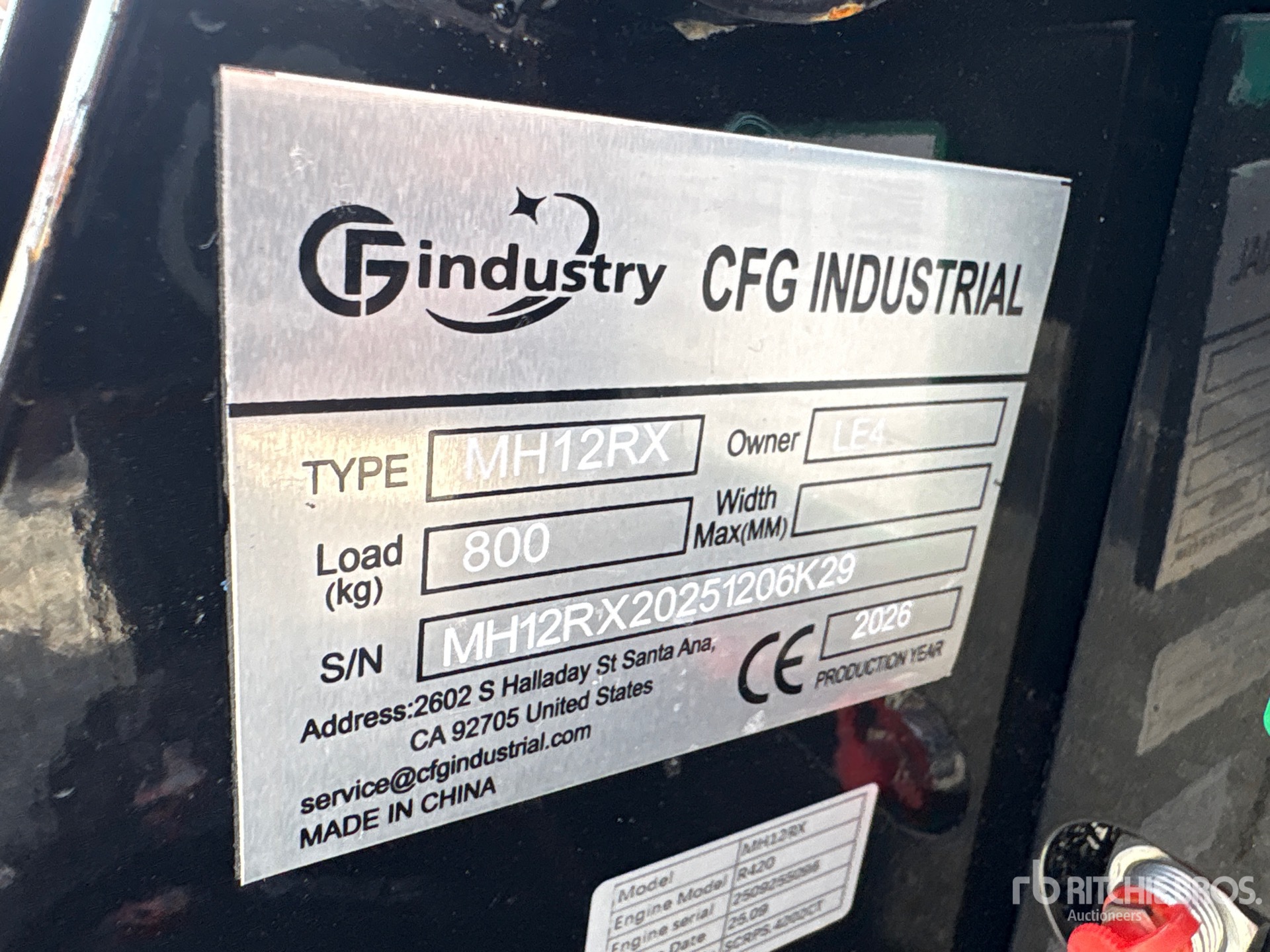 General Appearance with Seriennummer / FIN