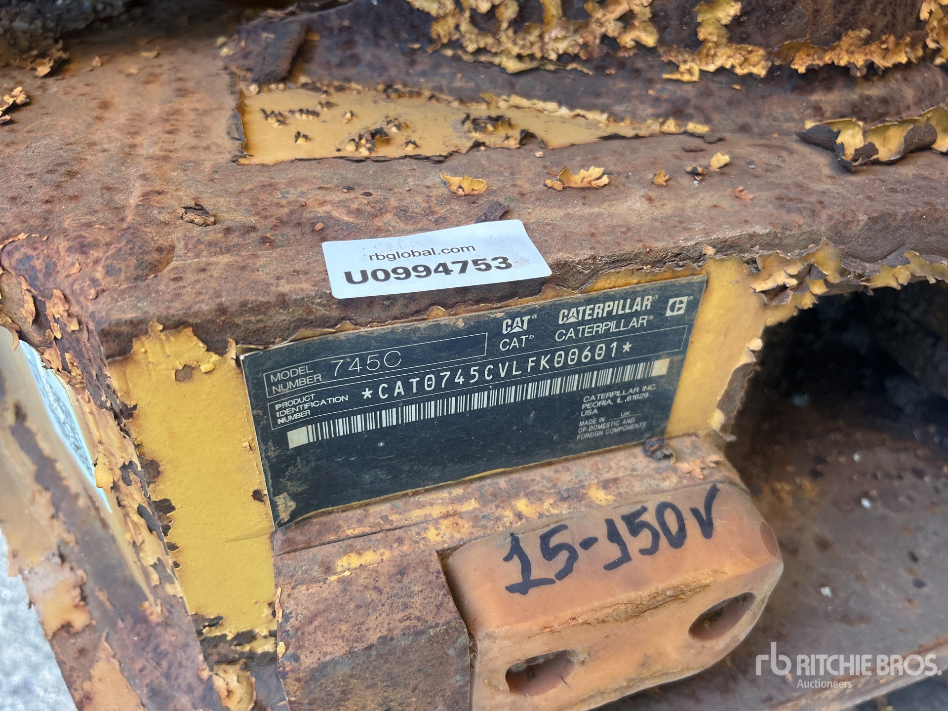 General Appearance with Numéro de série/Numéro d'identification du véhicule automobile