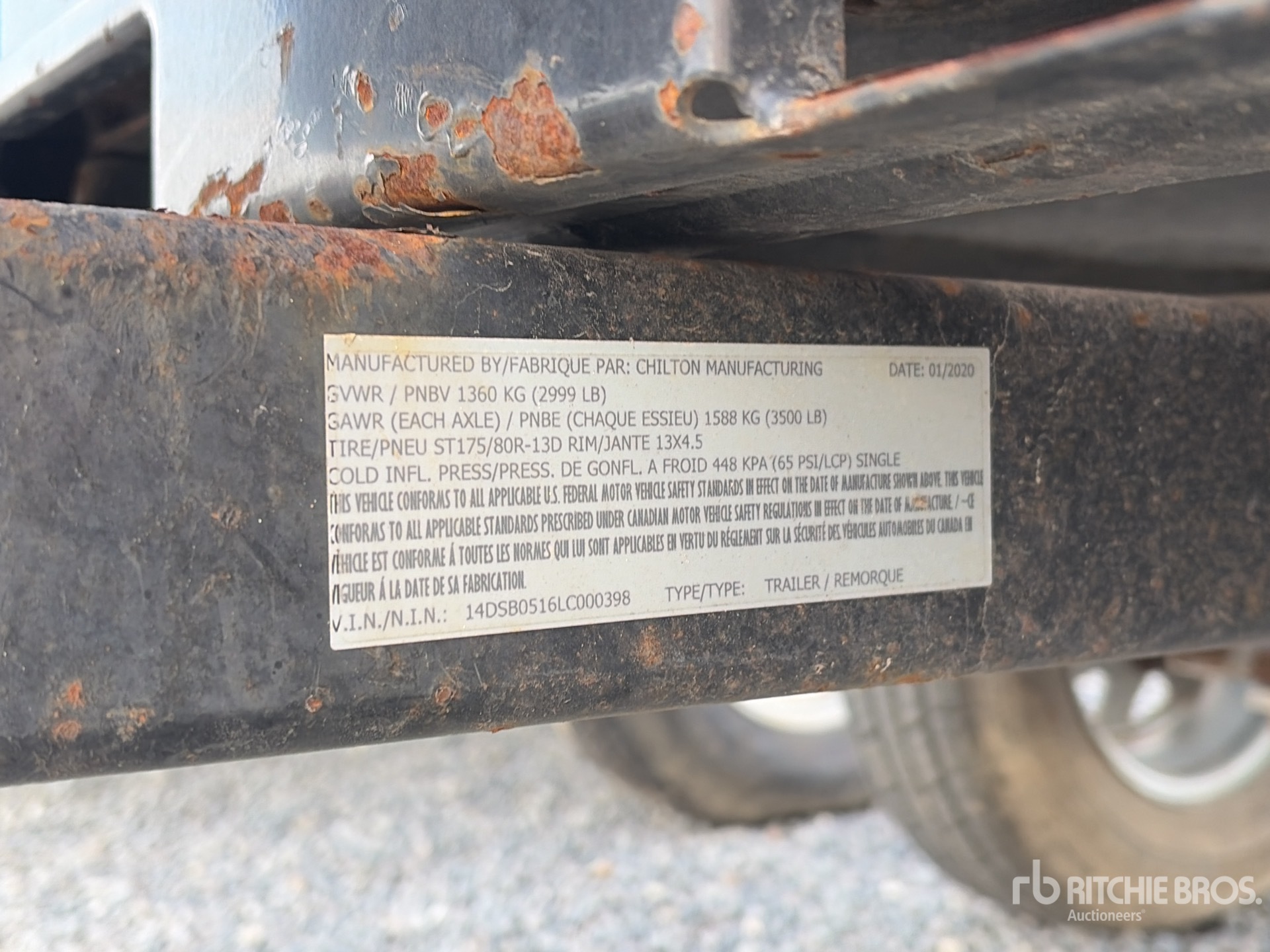 General Appearance with N.º de serie/VIN