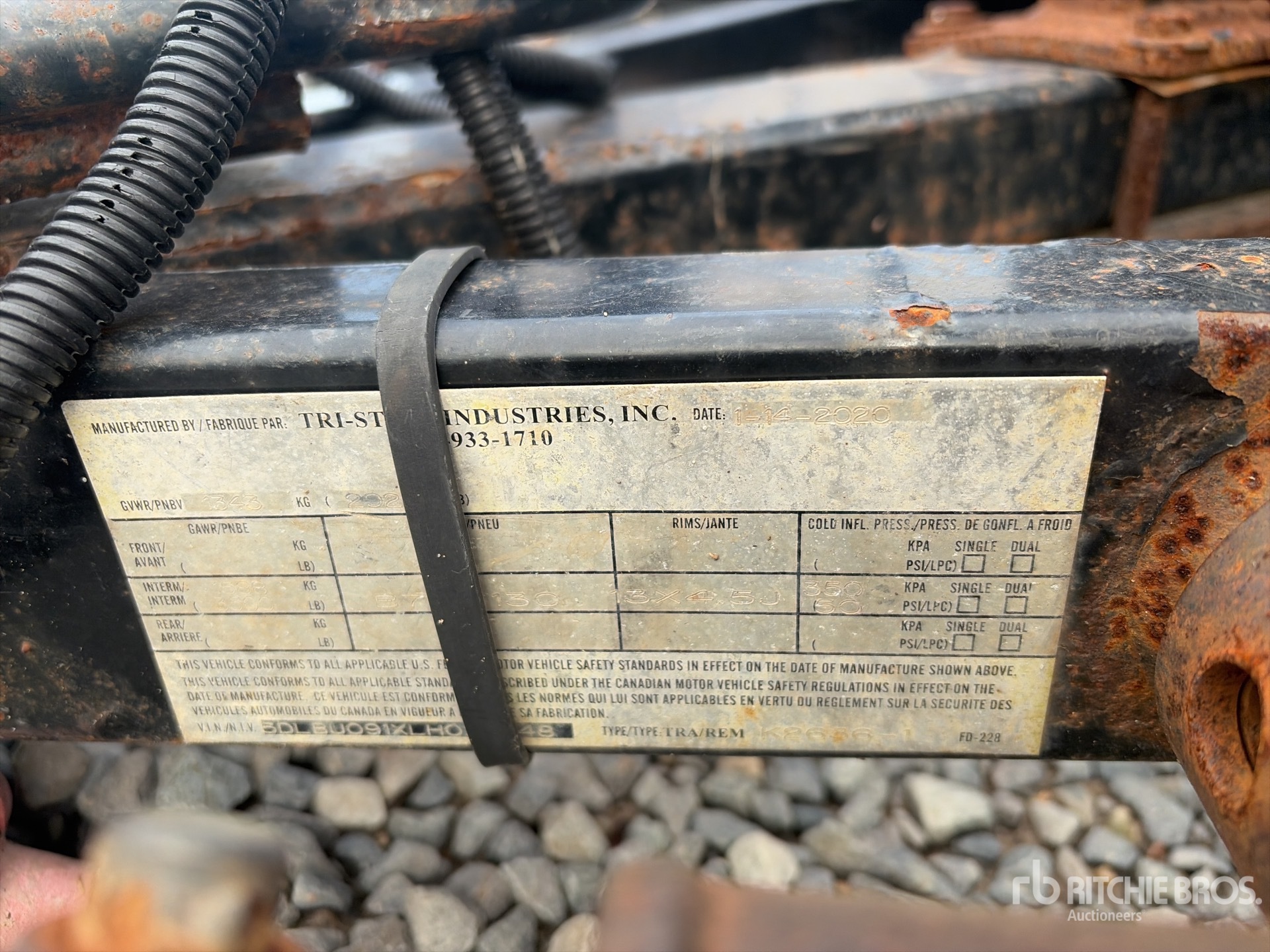 General Appearance with N.º de serie/VIN