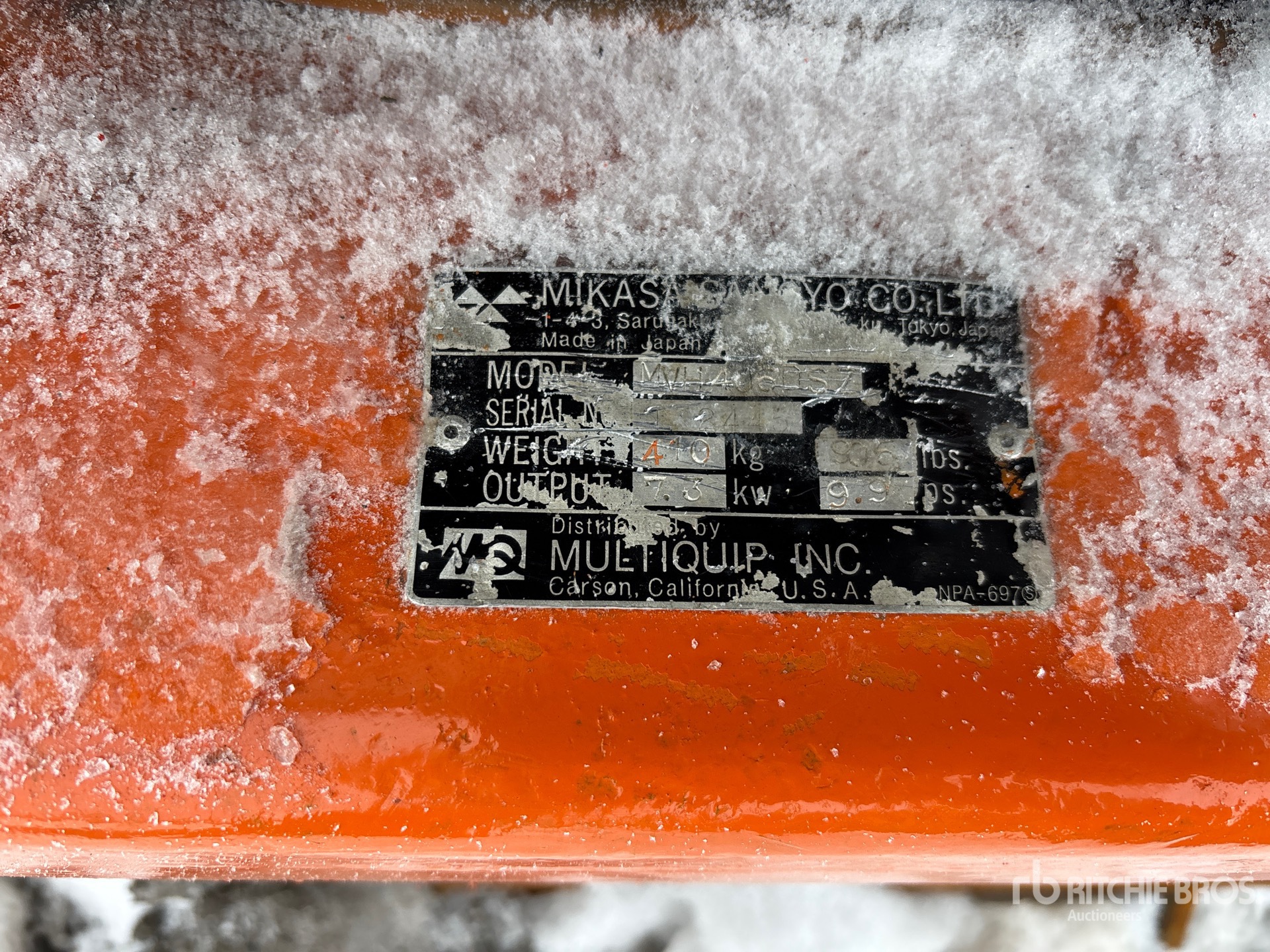 General Appearance with Seriennummer / FIN