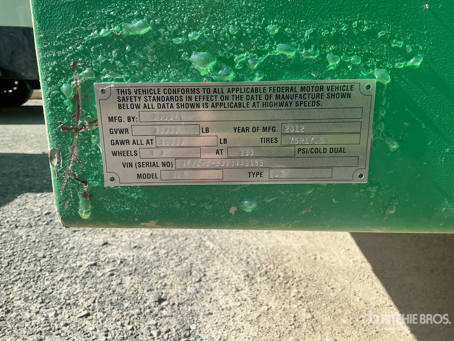 2012 Doosan Portable Power 1170/350