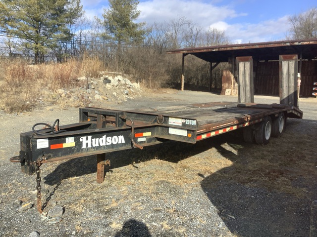 2008 Hudson HTD18A 25 ft T/A Equipment Trailer