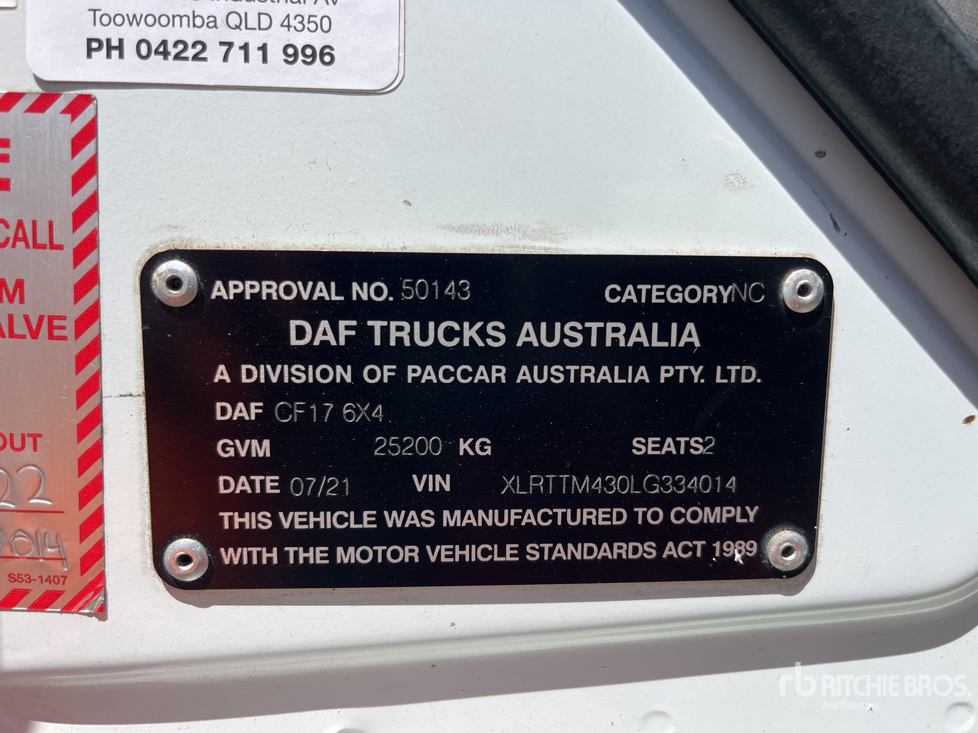 General Appearance with Numero seriale/numero d’identificazione del veicolo (VIN)