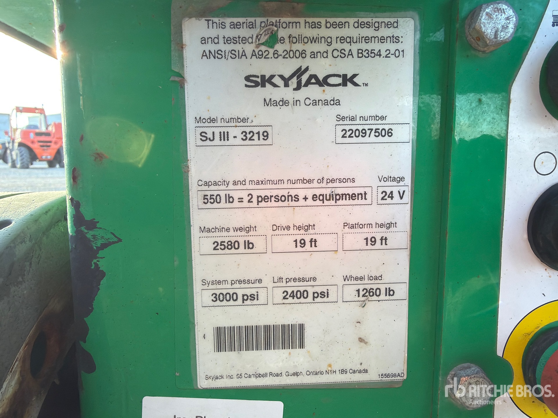 General Appearance with Numer seryjny/numer identyfikacyjny pojazdu