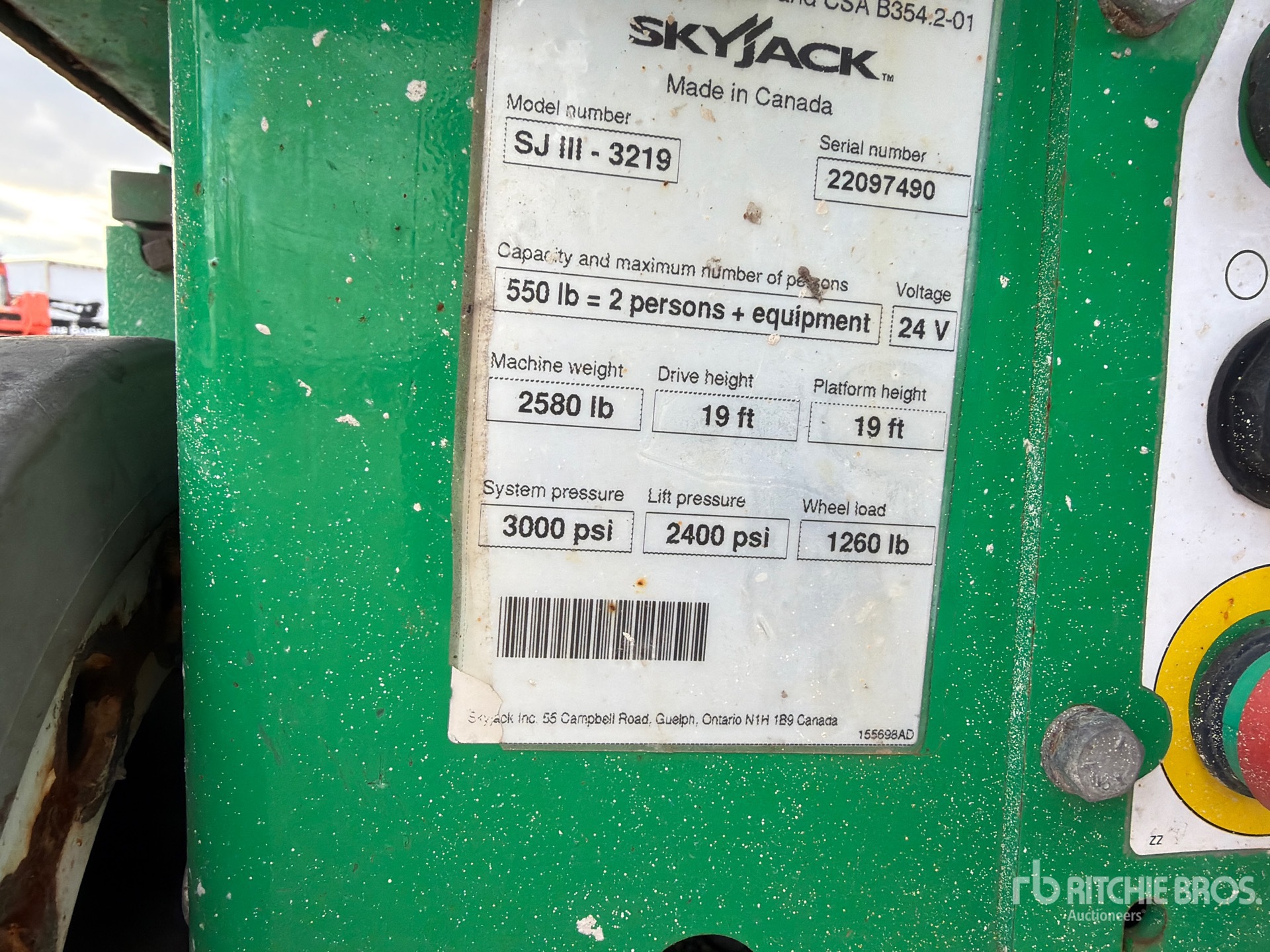 General Appearance with Numer seryjny/numer identyfikacyjny pojazdu