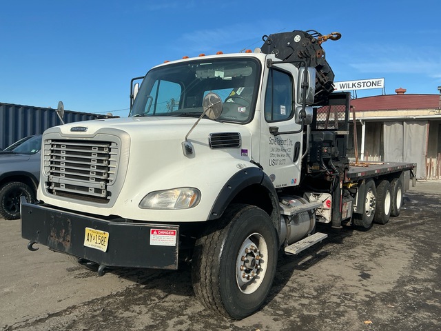 2006 Hiab 322 E-5 Knuckle Boom on 2013 Freightliner M2 6x4 Knuckle Boom Truck
