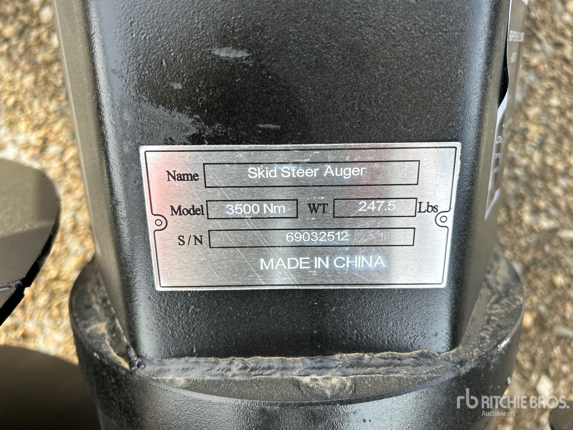 General Appearance with N.º de serie/VIN