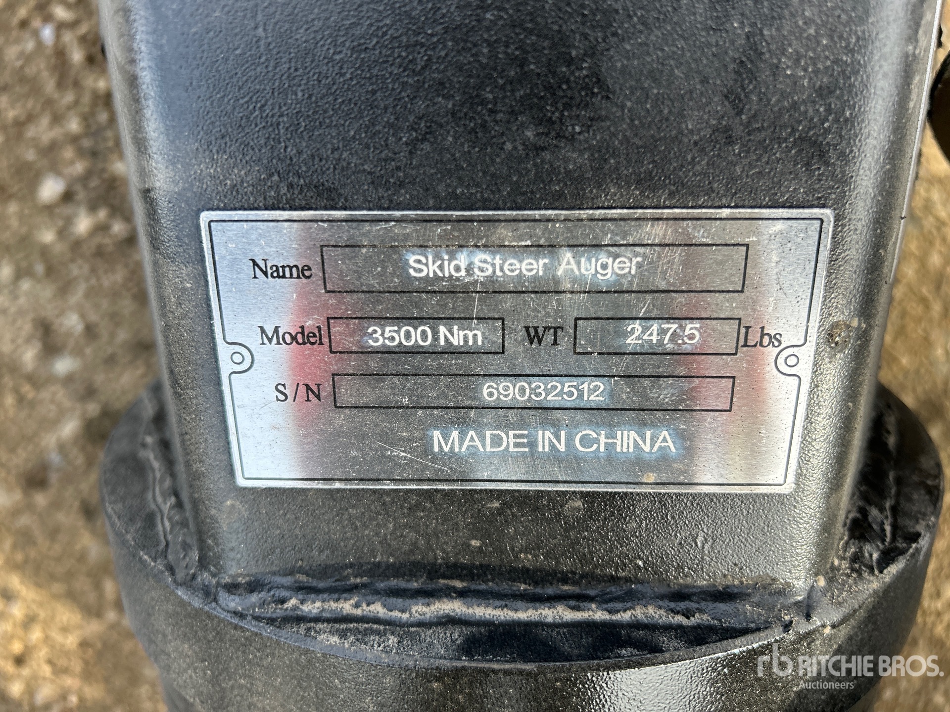 General Appearance with N.º de serie/VIN