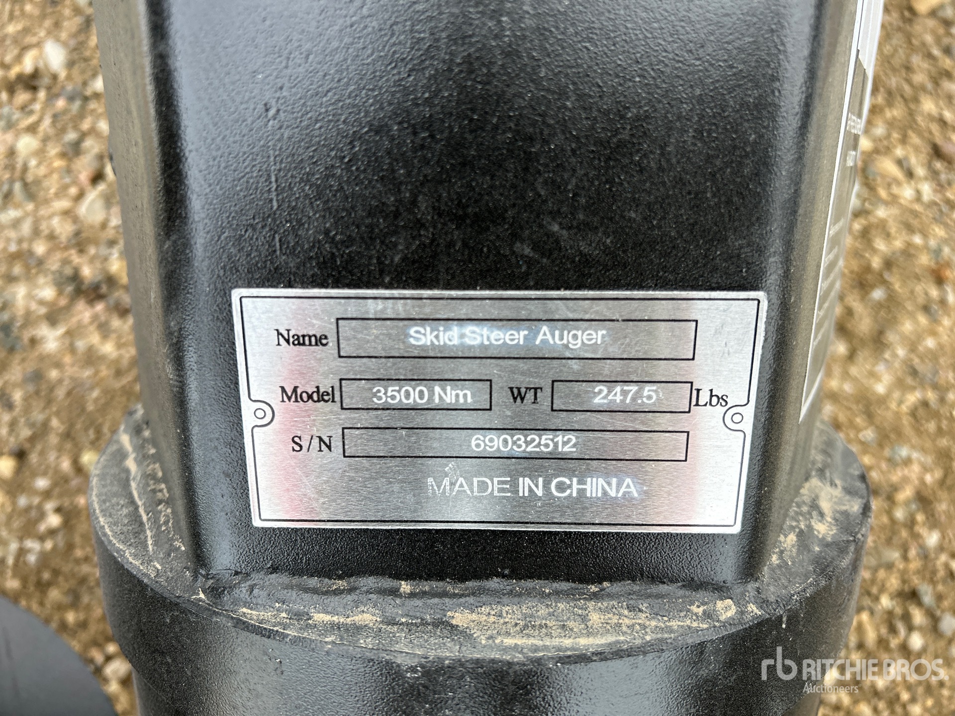 General Appearance with N.º de serie/VIN