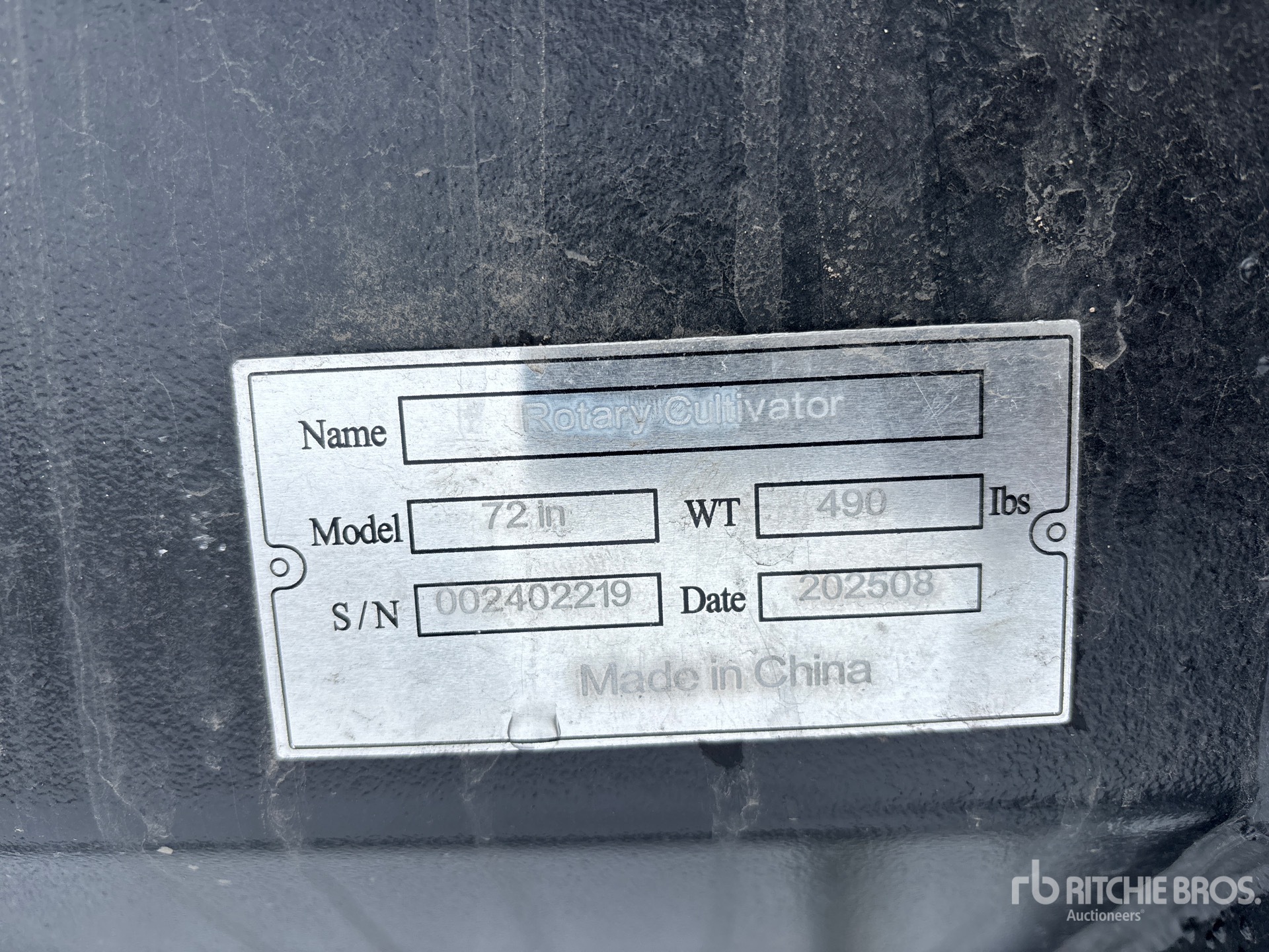 General Appearance with N.º de serie/VIN