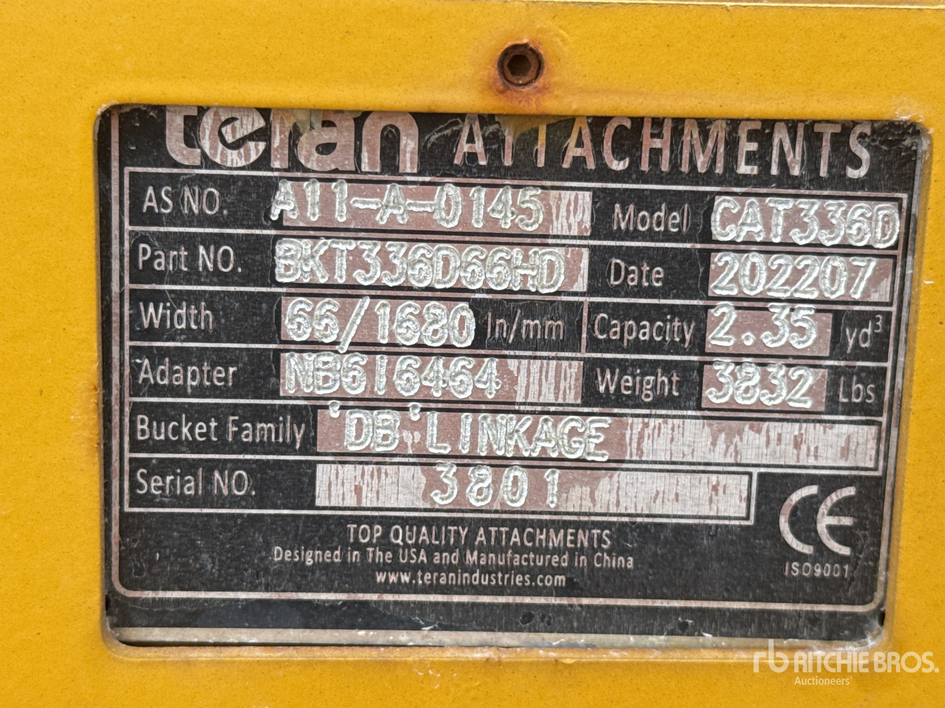 General Appearance with N.º de serie/VIN