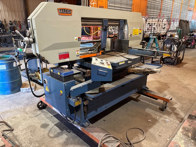 Baileigh BS-24SA-DM Portable Semi-Auto Dual-Miter Horizontal Band Saw