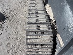Undercarriage with Left Track Pads