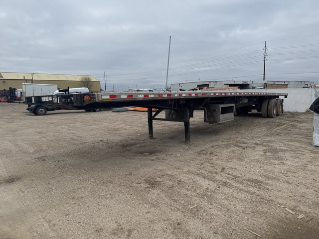 2007 Great Dane 48 ft T/A Flatbed Trailer