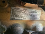 Engine with Etykieta kontroli poziomu emisji spalin