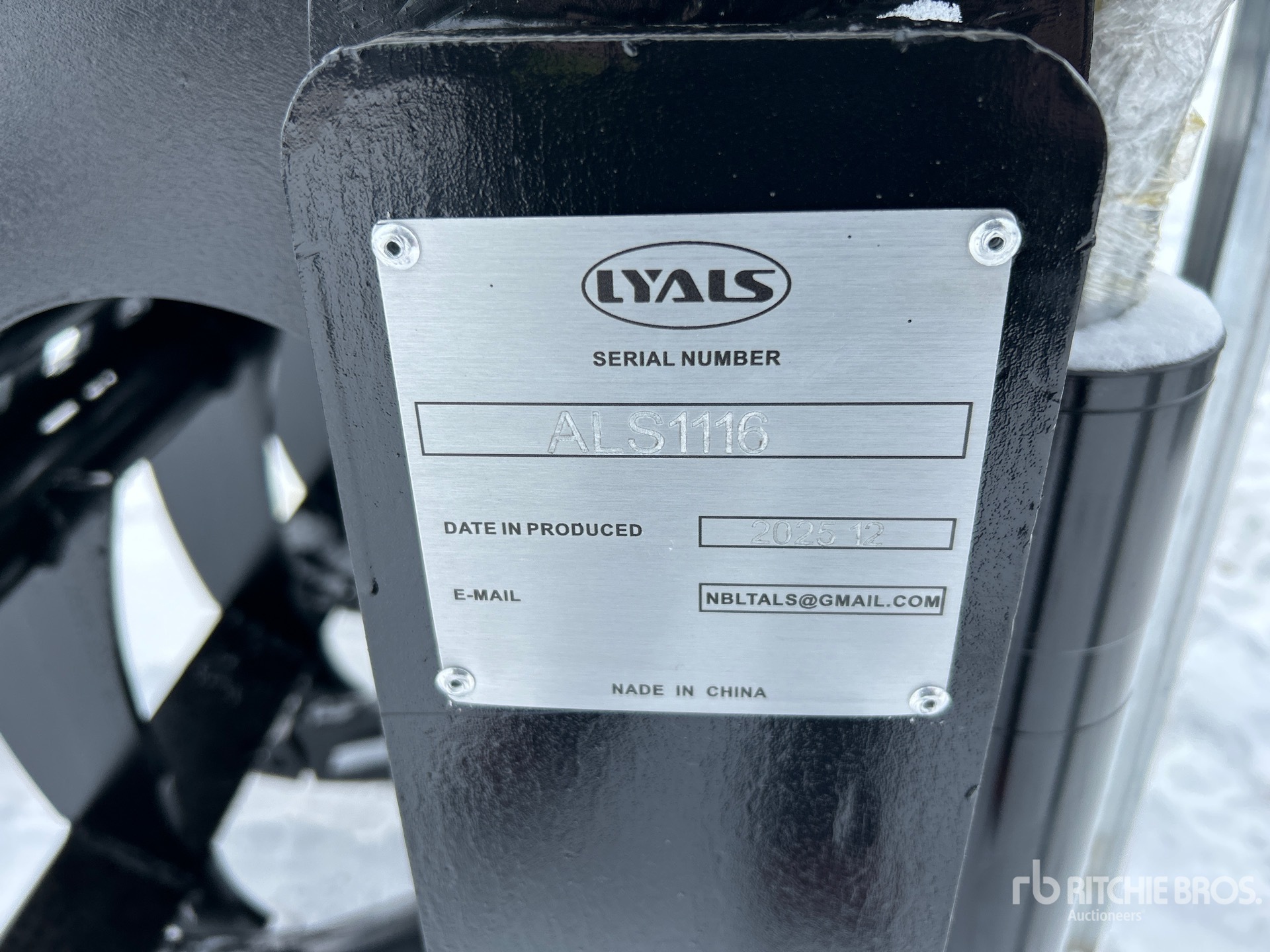 General Appearance with Seriennummer / FIN