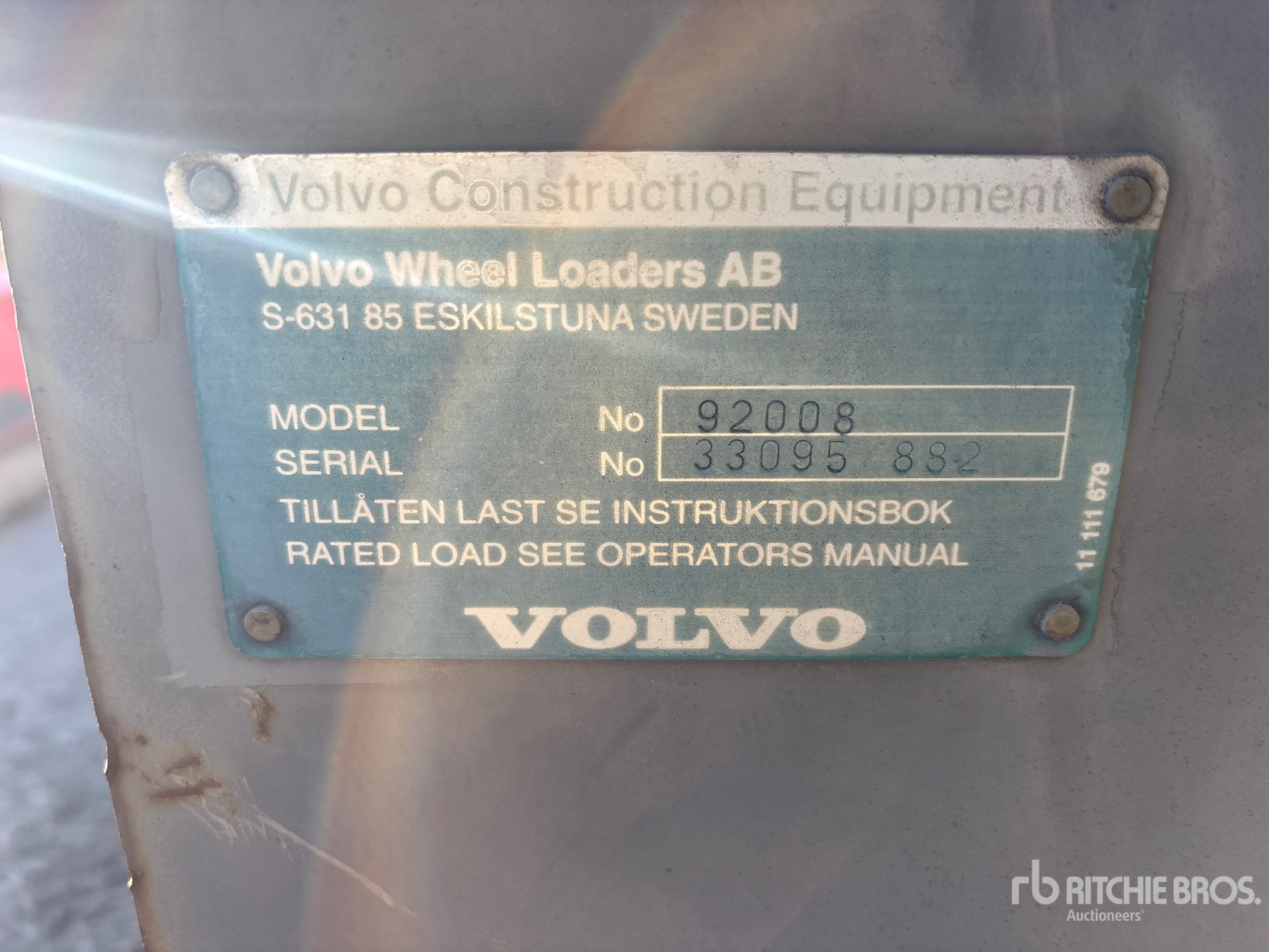 General Appearance with N.º de serie/VIN