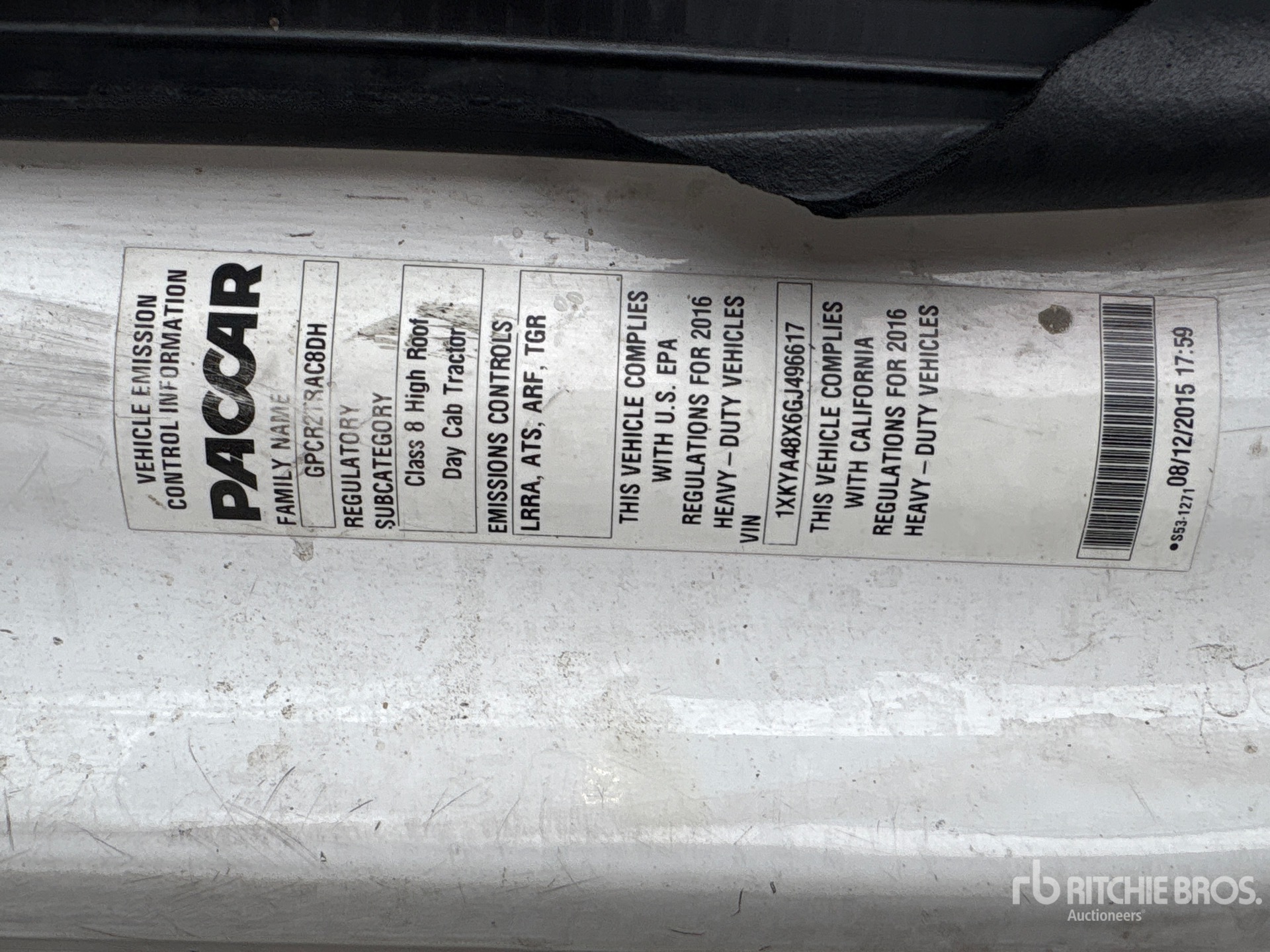 General Appearance with Numero seriale/numero d’identificazione del veicolo (VIN)